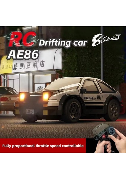 Yeni Ürün AE86 Mini Masaüstü Uzaktan Kumanda Araba 1:64 Drift Yarışı 2.4g Tam Ölçekli Gaz Rc Boys Uzaktan Kumanda Oyuncak Araba (Yurt Dışından) fiyatları