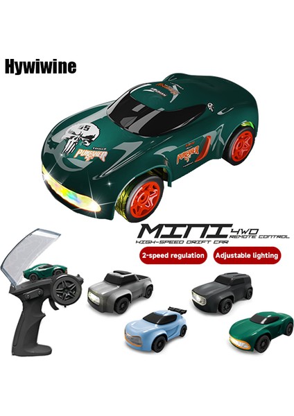 Mini Rc Araba Drift 4WD Yüksek Hızlı Off-Road Yarışı Elektrikli Değiştirilebilir Aydınlatma Araç Oyuncak Uzaktan Kumanda ile Çocuklar Için Hediye (Yurt Dışından)
