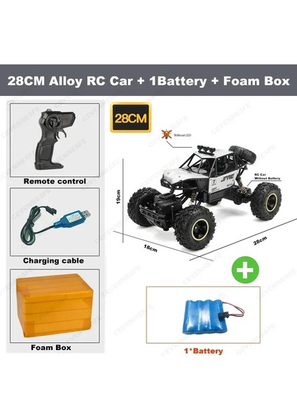 1/12 Rc Araba 4x4 Rc Offroad Kamyon Taşınabilir Rc Arabalar Hızlı Fırçasız 20 Km/saat Yetişkinler Için Yüksek Hızlı Uzaktan Kumanda Canavar Kamyon Oyuncak (Yurt Dışından)