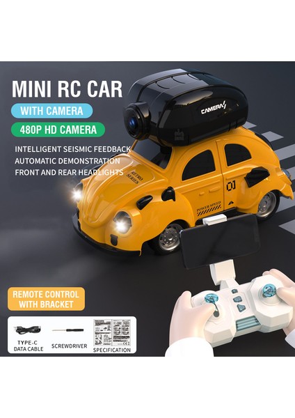Kameralı Rc Araba Hd Wifi Fpv Cep Yarışı Drift Araçlar Hafif Müzik Uzaktan Kumanda Araba Radyo Kontrollü Arabalar Model Oyuncaklar Boys (Yurt Dışından)