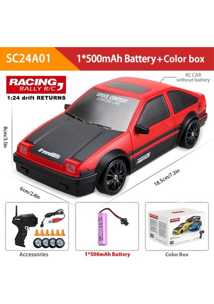 1:24 Yüksek Hızlı Rc Drift Araç Arabalar Ng 4WD Uzaktan Kumanda Araba Yarışı Hediye Yarışması Yarış Arabası Erkek Oyuncak Değiştirilebilir Lastik (Yurt Dışından)