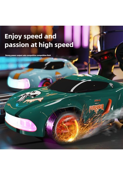 2.4g Rc Masaüstü Yarış Drift Araba 1:64 Dört Tekerlekten Çekiş Çocuk Mini Uzaktan Kumanda Elektrikli Rekabetçi Oyun Oyuncak Arabalar Çocuklar Için (Yurt Dışından)
