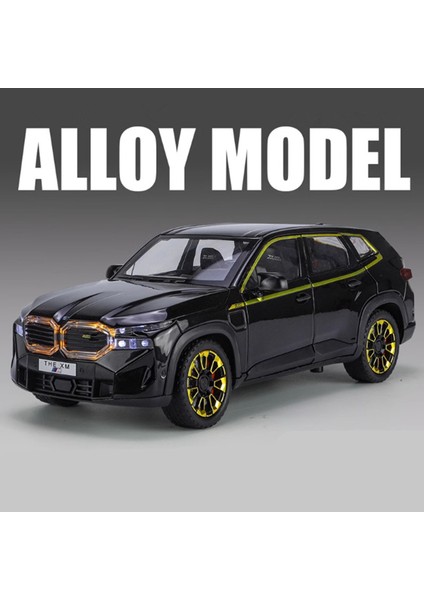 1:24 Xm Suv Alaşım Spor Araba Modeli Döküm Metal Oyuncak Araba Araçlar Modeli Simülasyon Ses ve Işık Koleksiyonu Çocuk Hediye (Yurt Dışından)
