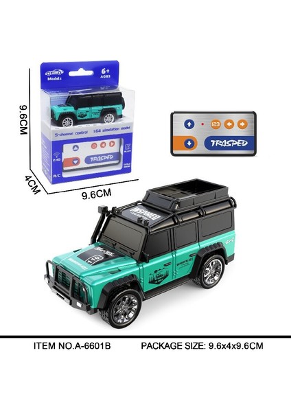 Trasped 1:64 Alaşım Mini Rc Araba 5 Klı Elektrikli Masaüstü Uzaktan Kumanda Arabalar Simülasyon Römork ile Premium Küçük Oyuncaklar (Yurt Dışından)