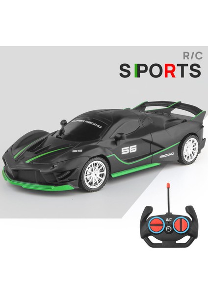 1/18 Rc Araba LED Işık Radyo Uzaktan Kumanda Spor Arabalar Yarış Yüksek Hızlı Sürücü Araç Drift Erkek Kız Oyuncaklar Çocuklar Için Hediyeler (Yurt Dışından)