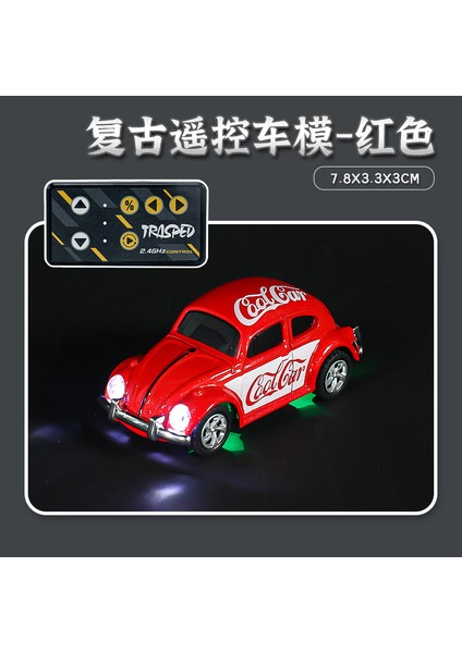 1:64 Mini Küçük Rc Araba Kablosuz Mini Beetle Alaşım Oyuncak Araba Cep Telefon Uzaktan Kumandası Retro Uzaktan Kumanda Araba Modeli (Yurt Dışından)