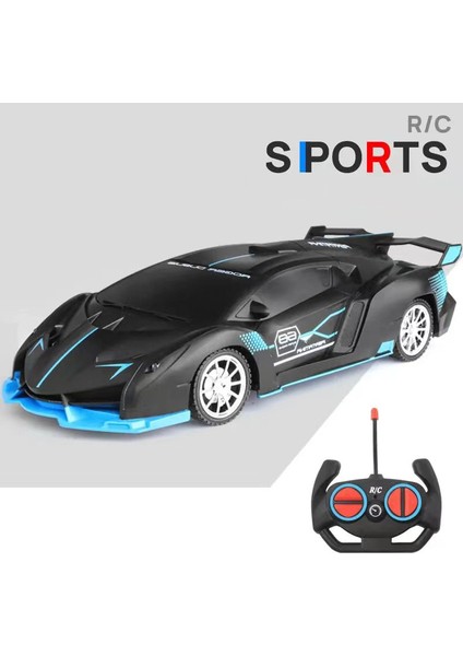 LED Işık Radyo ile 1:18 Rc Araba Oyuncak Uzaktan Kumanda Arabalar Spor Araba Yüksek Hızlı Sürüklenme Araba Erkek Oyuncaklar Çocuklar Için Hediye (Yurt Dışından)