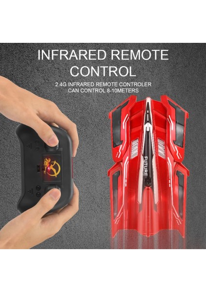 Uzaktan Kumanda Araba Duvar Tırmanma Araba Sürebilirsin Duvara Rc Araba Kontrolü Modu 360 ° Dönen Dublör Oyuncak Arabalar Hediyeler Için Hediyeler (Yurt Dışından)