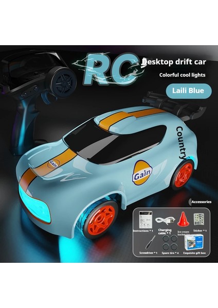 Yeni 1:64 Q197 Masaüstü Yüksek Hızlı Drift Araba Mini Uzaktan Kumanda Araba Rc Modeli Uzaktan Kumanda Araba Çocuk Oyuncak Hediye (Yurt Dışından)