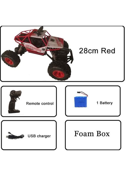 1:12 37 cm 4WD Rc Araba Yüksek Hızlı Yarış Off-Road Araç Çift Motorlu Sürücü Araba Uzaktan Elektrikli Araç Yılbaşı Hediyeleri (Yurt Dışından)
