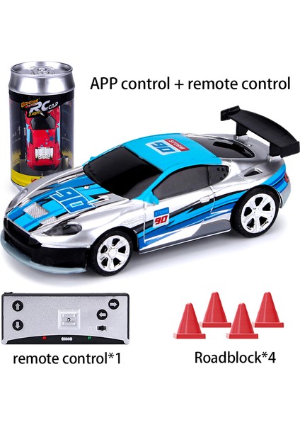 1/58 Mini Konserve Rc Araba 2.4g App Uzaktan Kumanda Yüksek Hızlı Araba Yarışı Boys Oyun Oyuncaklar Için Çocuk Hediyeleri (Yurt Dışından)