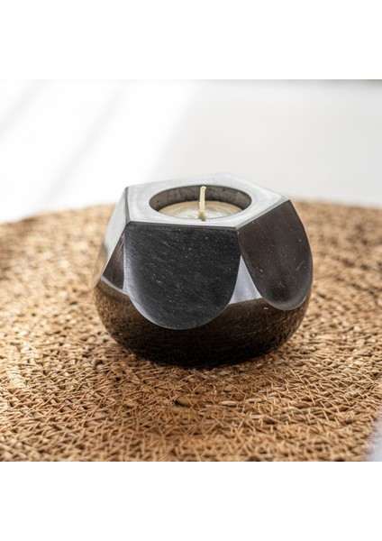 Luxury Stella Mumluk Tealight Beşgen 9x6 1 Adet