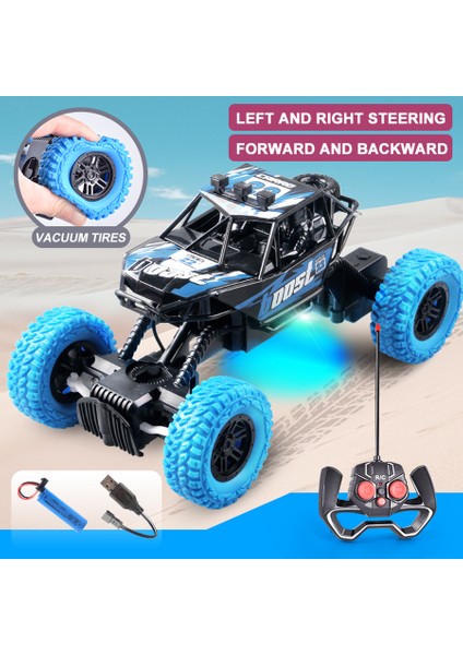 Renkli Yanıp Sönen Işıklar Lastik Tekerlekler Noel Çocuklarına Uygun Off-Road Oyuncak Araba ile Uzaktan Kumandalı Araba (Yurt Dışından) modelleri