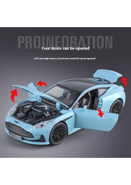 1:32 Martin DB12 Gt Spor Araba Alaşım Döküm Metal Model Araba Ses ve Işık Hobi Koleksiyon Süsler Doğum Günü Hediyesi Erkek (Yurt Dışından) fırsatları