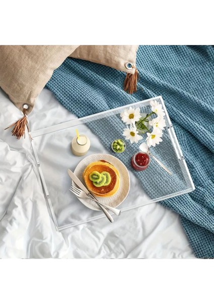 Luxury Çok Yönlü Akrilik Saklama Tepsisi - Su GEÇIRMEZ--30X40CM 1 Adet