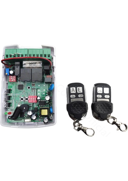 110V 220V Kontrol Panosu Motor Garaj Kapısı Panjur Otomatik Kapı 433MHZ Kontrol Paneli Uzaktan Verici ile (Yurt Dışından)