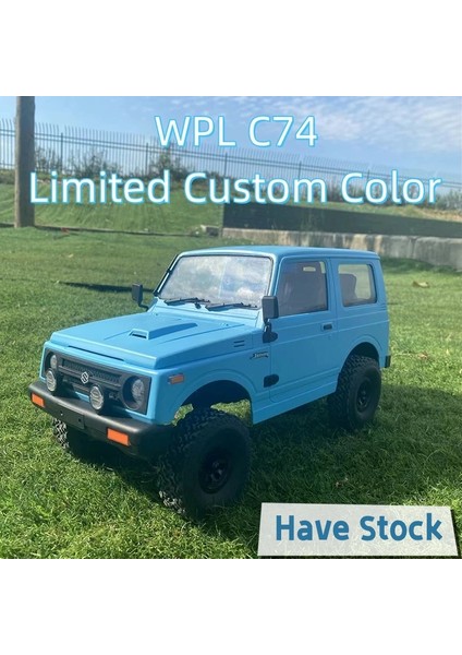 Wpl 1/10 Ölçekli Tam Uzaktan Kumandalı Oyuncak Araba C74 Suzuki Jimny WARRIOR-JA11 Yetişkinler ve Çocuklar Için Uzaktan Kumandalı Arazi Aracı (Yurt Dışından) modelleri
