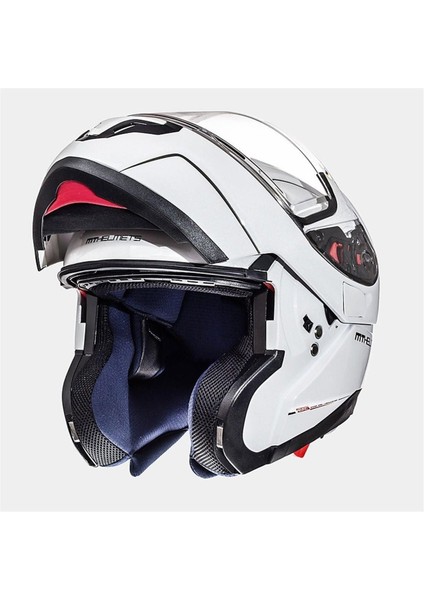 Atom Sv Solid Gloss Çene Açılır Motosiklet Kaskı