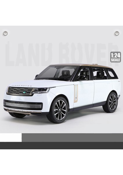 1:24 Land Rover Range Rover SV2022 Alaşım Pres Döküm Model Araba Off Road Araç Ses ve Işık Çocuklar Için Hediyeler Çocuklarla Sunar (Yurt Dışından)