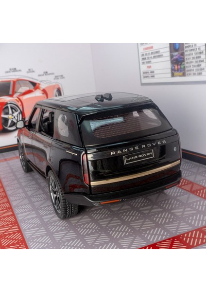 1:24 Land Rover Range Rover SV2022 Alaşım Pres Döküm Model Araba Off Road Araç Ses ve Işık Çocuklar Için Hediyeler Çocuklarla Sunar (Yurt Dışından)