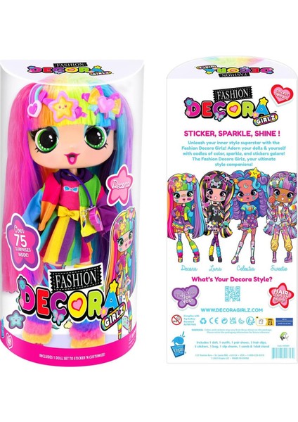 Luxury Decora Girlz Büyük Moda Bebek 28CM - Decora 1 Adet
