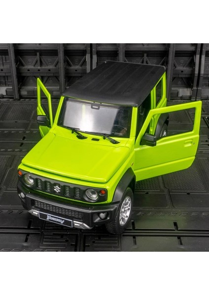 1:24 Suzuki Jimny Off Road Suv Alaşım Metal Döküm Model Araç Ses ve Işık Koleksiyonu Ekran Hobi Dekorasyon Hediyeler Için Boy (Yurt Dışından) fiyatları