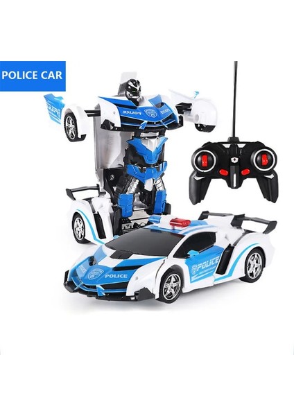 Uzaktan Kumanda Rc Araba Dönüşüm Robotlar Spor Araç Modeli Uzaktan 2 In 1 Deformasyon Araba Erkekler Için Noel Hediyeleri (Yurt Dışından)