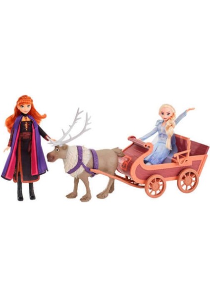 Luxury 2 Elsa, Anna ve Sven Kızaklı Oyun Seti E5501 1 Adet
