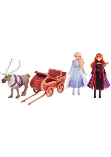 Luxury 2 Elsa, Anna ve Sven Kızaklı Oyun Seti E5501 1 Adet