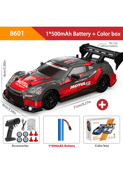 1:24 Yüksek Hızlı Rc Drift Araç Arabalar Ng 4WD Uzaktan Kumanda Araba Yarışı Hediye Yarışması Yarış Arabası Erkek Oyuncak Değiştirilebilir Lastik (Yurt Dışından)