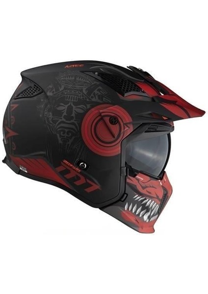 Street Fighter Sv Aztec Motosiklet Kaskı