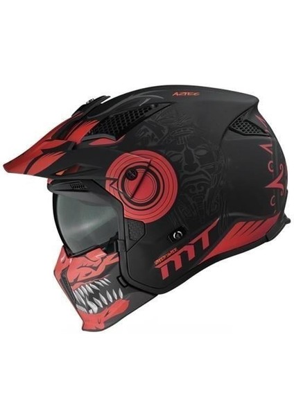 Street Fighter Sv Aztec Motosiklet Kaskı