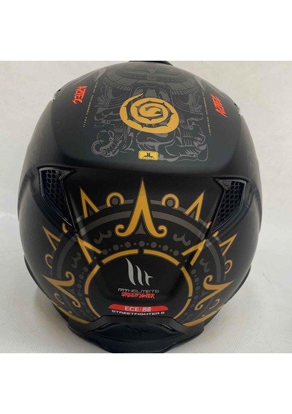 Street Fighter Sv Aztec Motosiklet Kaskı