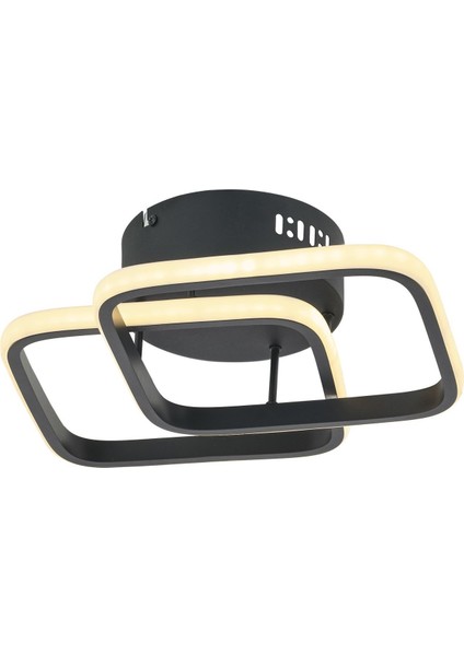 Baklava 2li Plafonyer Avize Antrasit