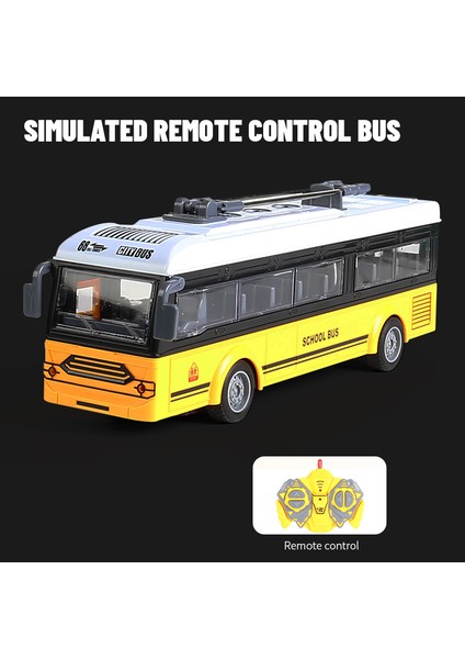 1/30 Rc Otobüs Uzaktan Kumanda Araba Okul Otobüsü Ambulans Sokmak Tur Otobüs Modeli Çift Katlı Otobüs Elektrikli Araba Erkek Oyuncak Doğum Günü Hediyeleri (Yurt Dışından)