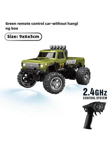 Rc 1/64 Hız Mini Off-Road Tırmanma Araba Alaşım Serin Görünüm Işık Şok Emme Çocuk Oyuncak Hediye (Yurt Dışından)