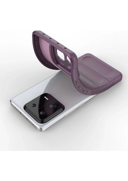 Xiaomi Mi 13 Kılıf Optimum Silikon - Mor Ferrg