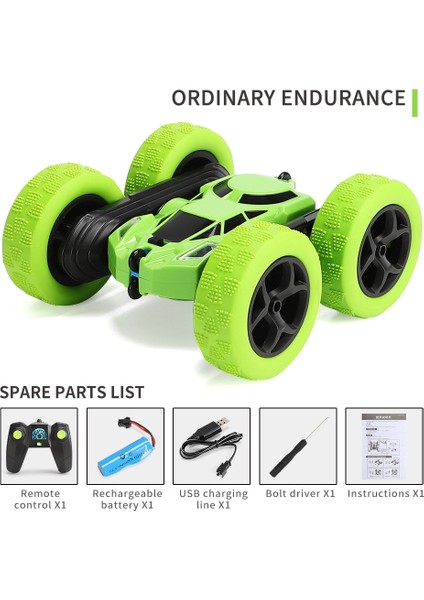 Rc Dublör Araba Çocuk Çift Taraflı Çevirme 2.4g Uzaktan Kumanda 360 Dere Rotasyon Off Road Drift Rc Araba Çocuklar Yetişkinler Için Hediyeler Erkek (Yurt Dışından)