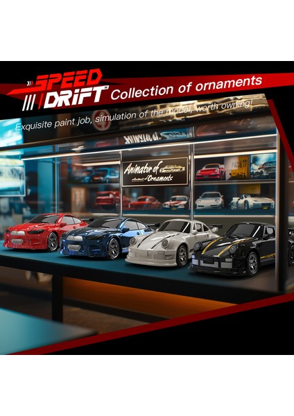 Yeni 4WD 2.4ghz Rc Simülasyon Mini Drift Araba Palm Yarışı Modeli Masa Oyuncakları 1/64 Ölçekli Uzaktan Kumanda Araba Çocuklar Için Hediye Boys. (Yurt Dışından)