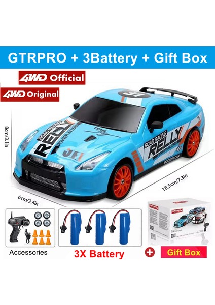 Rc Araba LED Işık ile 4WD Uzaktan Kumanda 4x4 Radyo Drift Arabalar Çocuklar Için Yarış Yüksek Hızlı Araç Erkek Kız Oyuncak Çocuklar Hediyeler (Yurt Dışından)