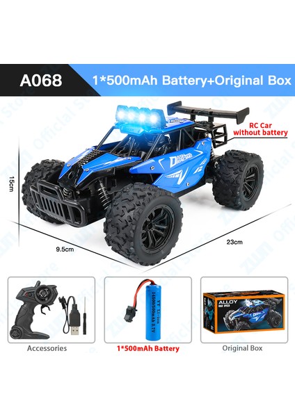 Zwn 1:16 2.4gh Model Rc Araba LED Işıkları ile 2WD Off-Road Uzaktan Kumanda Tırmanma Aracı Açık Oyuncak Arabalar Erkek Kız Hediyeler Için (Yurt Dışından)