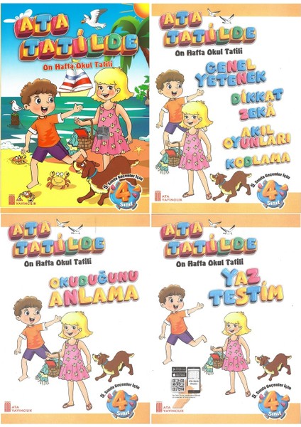 4.sınıftan 5.sınıfa Geçenler Için Ata Tatilde Seti +10 Lu Hikaye Seti 2