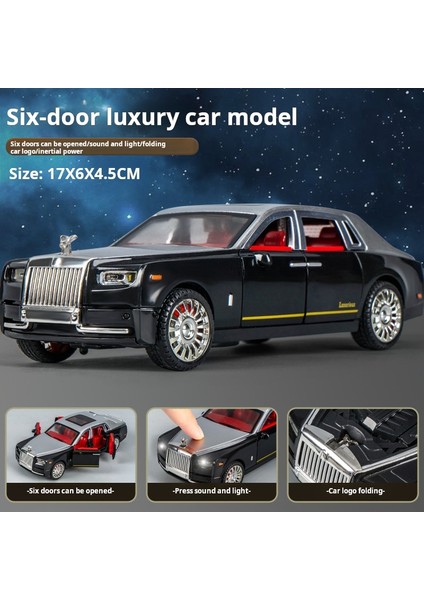 Simülasyon Rolls-Royce Phantom Model Araba Modeli Süsler Lüks Araba Sedan Çocuk Oyuncak Araba Çocuk Koleksiyonu Kutusu ile (Yurt Dışından)
