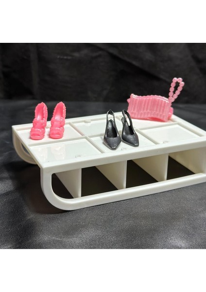 Luxury Oyuncak Bebek Aksesuar Seti, Ayakkabı ve Çanta - 3 Parça 1 Adet