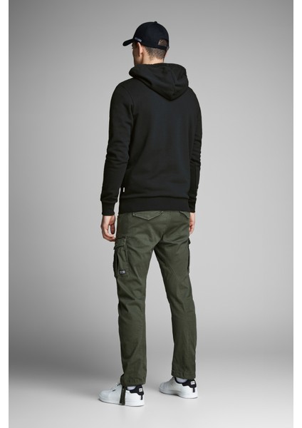 JJECORP OLD LOGO SWEAT HO Siyah Erkek Sweatshirt modelleri