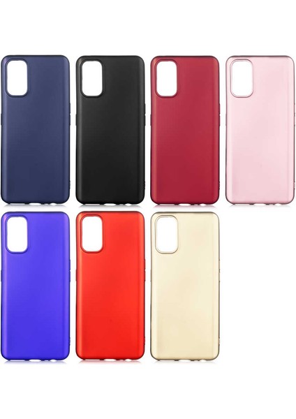 Realme 7 Pro Kılıf Klcr Premier Silikon Kapak-Mürdüm