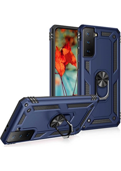 Galaxy S21 Plus Kılıf Klcr Vega Kapak-Rose Gold