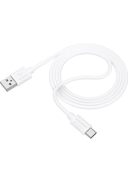 iPhone ile Uyumlu 3.0A Şarj ve Data Kablo USB To Type-C - 1 Metre - BX52