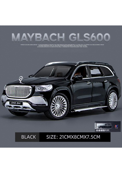 1:24 Mercedes Benz Maybach GLS600 Simülasyon Alaşım Model Araba Suv Döküm Metal Oyuncak Araba Koleksiyonu Çocuk Hediyeler Oyuncaklar Çocuklar Için (Yurt Dışından)