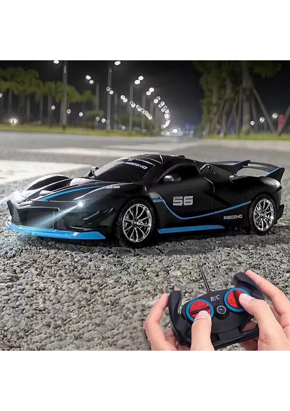 Rc Araba Spor Arabalar 1/18 LED Işık ile Uzaktan Kumanda Drift Yarış Spor Araba Dublör Yüksek Hızlı Elektrikli Oyuncaklar Çocuklar Için Boys (Yurt Dışından) fırsatları